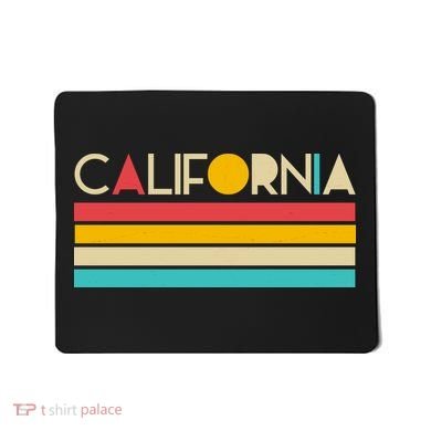 Retro Colors California Mousepad