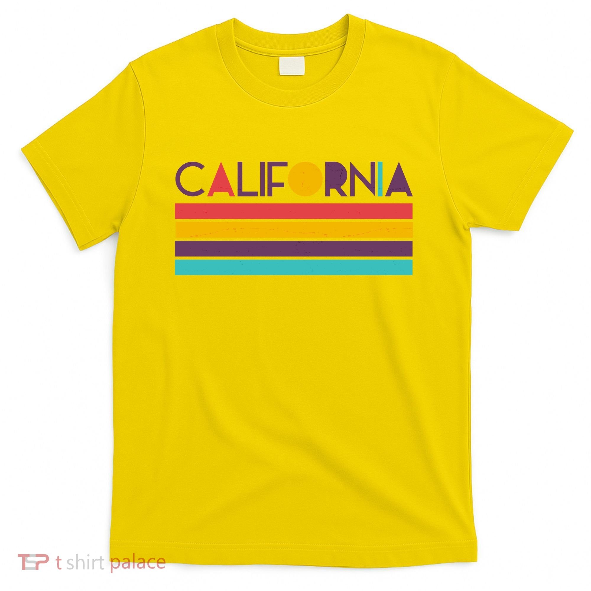 Retro Colors California T-Shirt