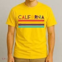 Retro Colors California T-Shirt thumb 3