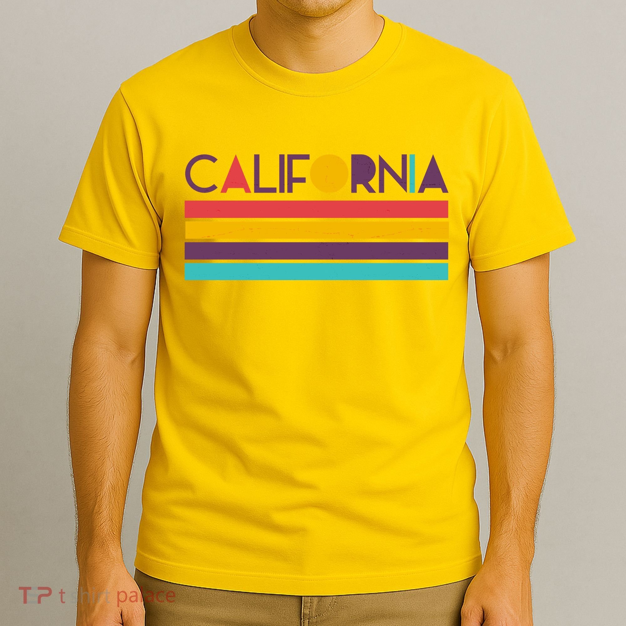 Retro Colors California T-Shirt