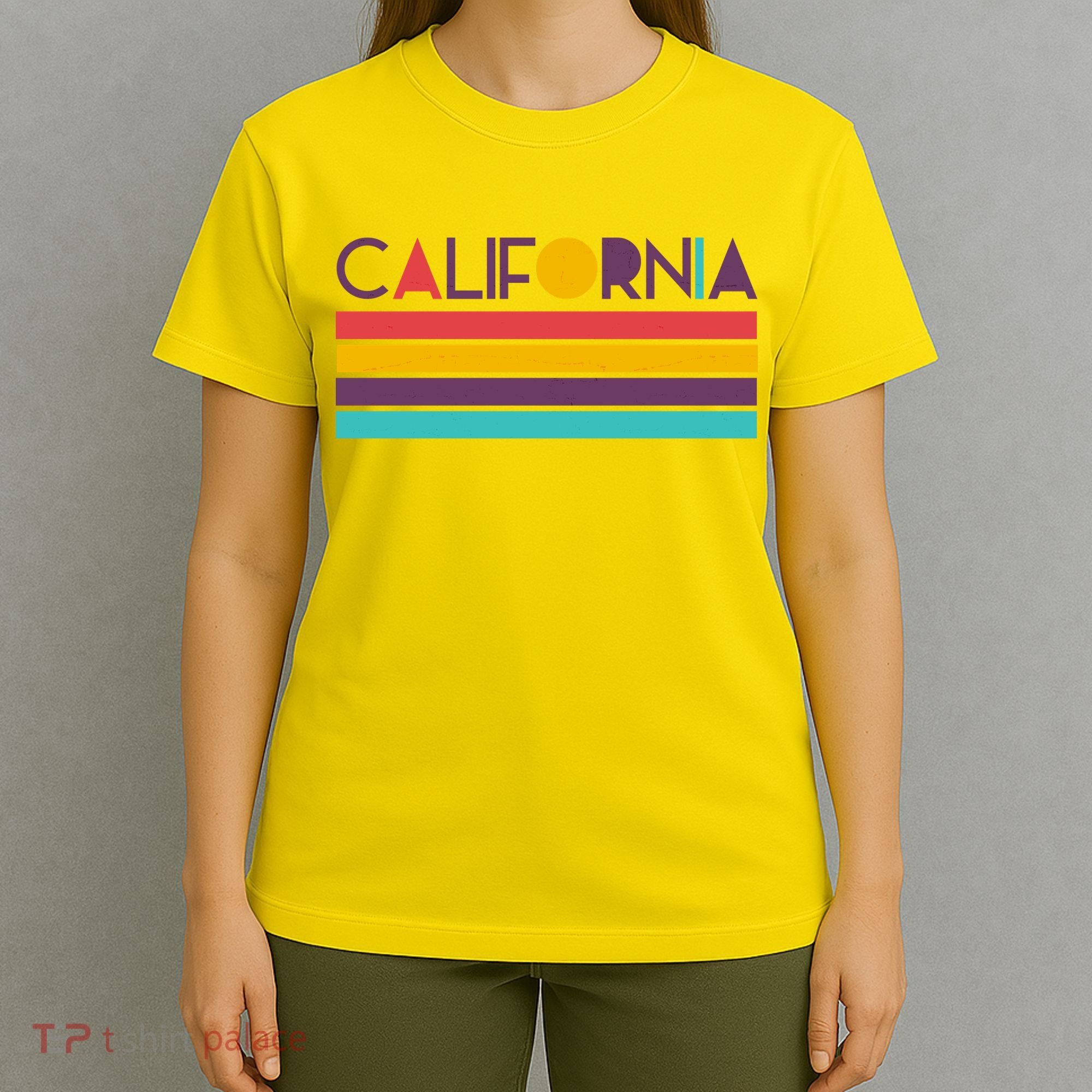 Retro Colors California T-Shirt