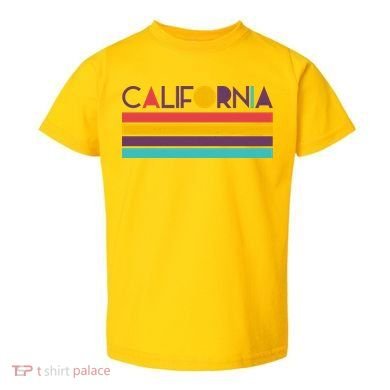 Retro Colors California Toddler T-Shirt