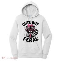 Racoon Cool Cute But Feral Teen Girl Women's Hoodie thumb 0
