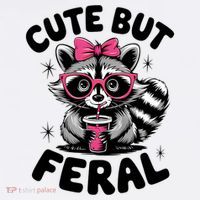 Racoon Cool Cute But Feral Teen Girl Women's Tank Top thumb 5