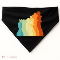 Retro Chess , Chess Player, Chess USA-Made Doggie Bandana thumb 0