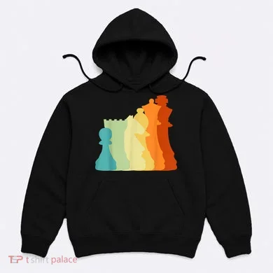 Retro Chess , Chess Player, Chess Hoodie