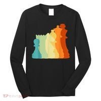Retro Chess , Chess Player, Chess Long Sleeve Shirt thumb 0