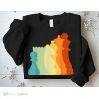 Retro Chess , Chess Player, Chess Sweatshirt thumb 2