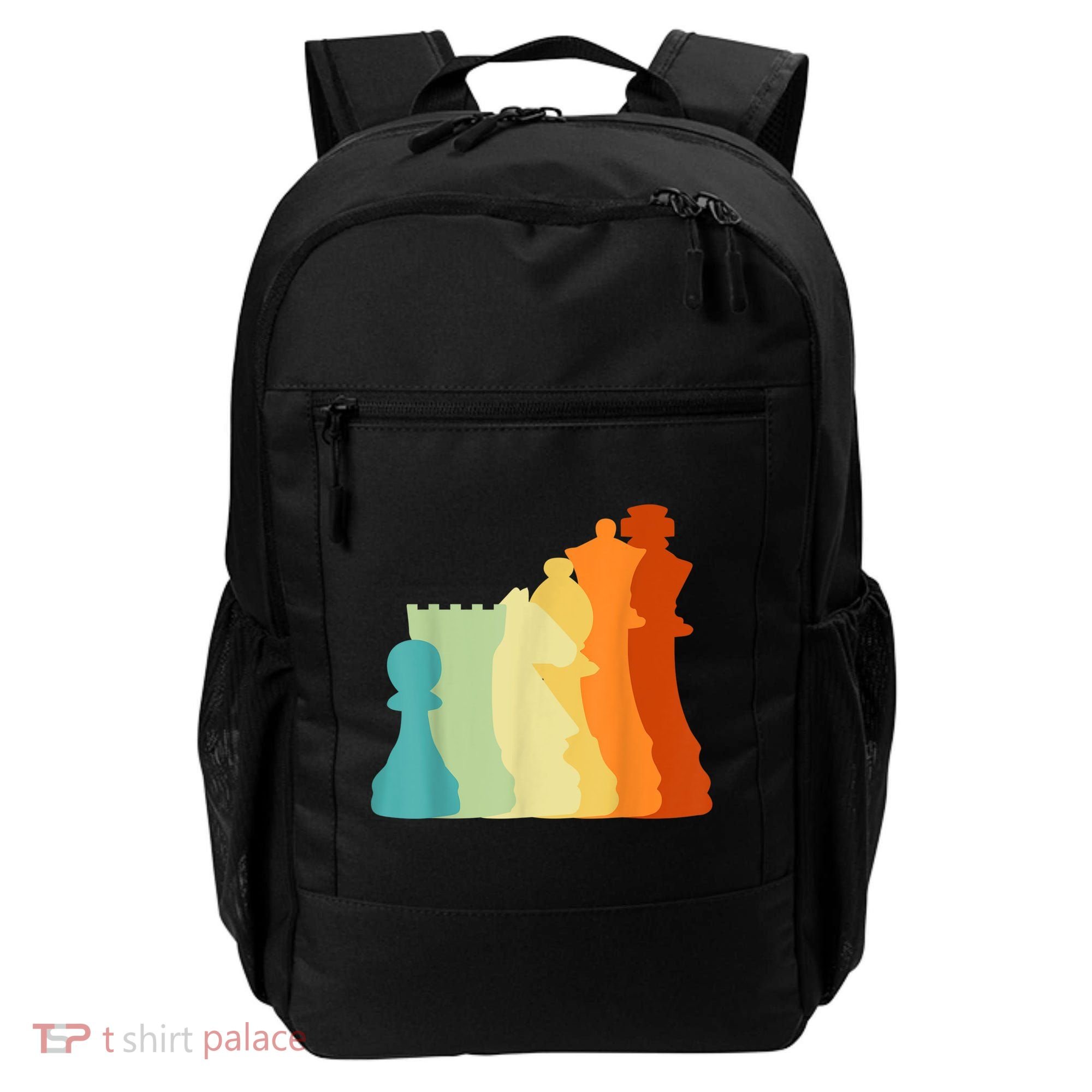 Retro Chess , Chess Player, Chess Backpack