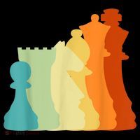 Retro Chess , Chess Player, Chess Coaster thumb 2