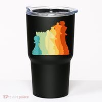 Retro Chess , Chess Player, Chess Tumbler thumb 0