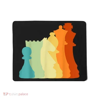 Retro Chess , Chess Player, Chess Mousepad