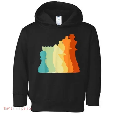 Retro Chess , Chess Player, Chess Toddler Hoodie