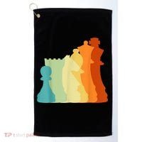 Retro Chess , Chess Player, Chess Golf Towel thumb 0