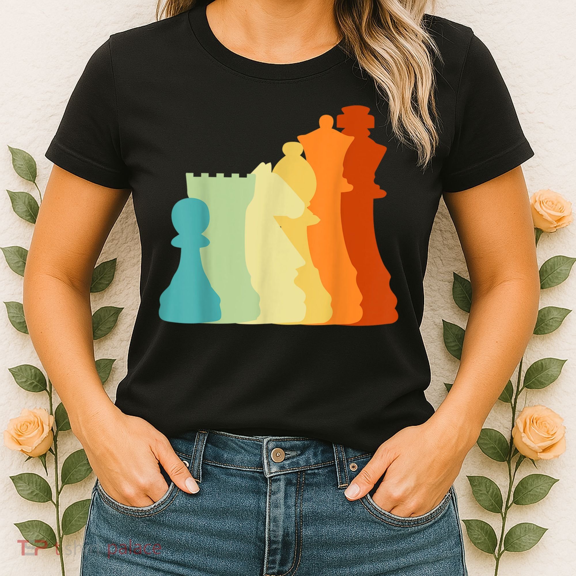 Retro Chess , Chess Player, Chess Women's T-Shirt