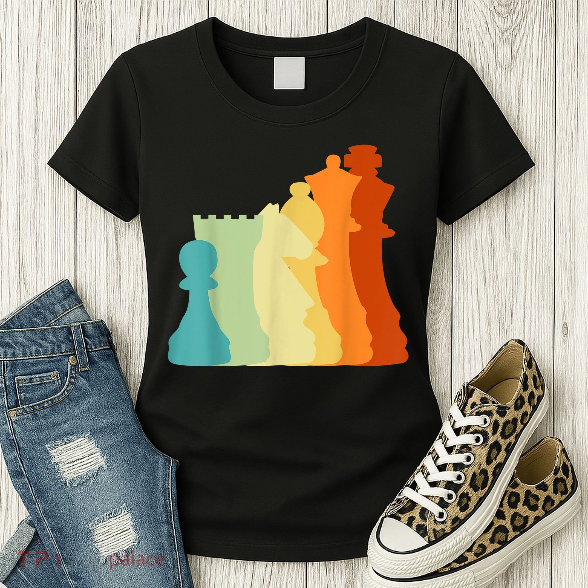 Retro Chess , Chess Player, Chess Women's T-Shirt