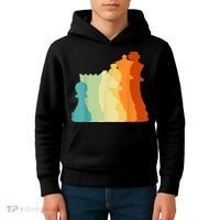 Retro Chess , Chess Player, Chess Kids Hoodie thumb 4