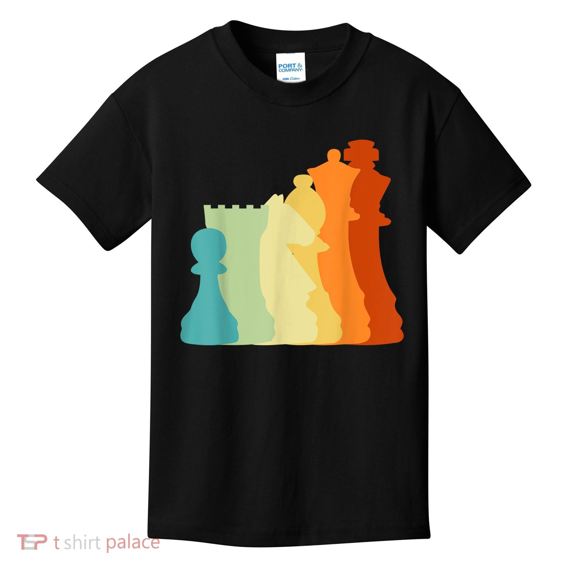 Retro Chess , Chess Player, Chess Kids T-Shirt