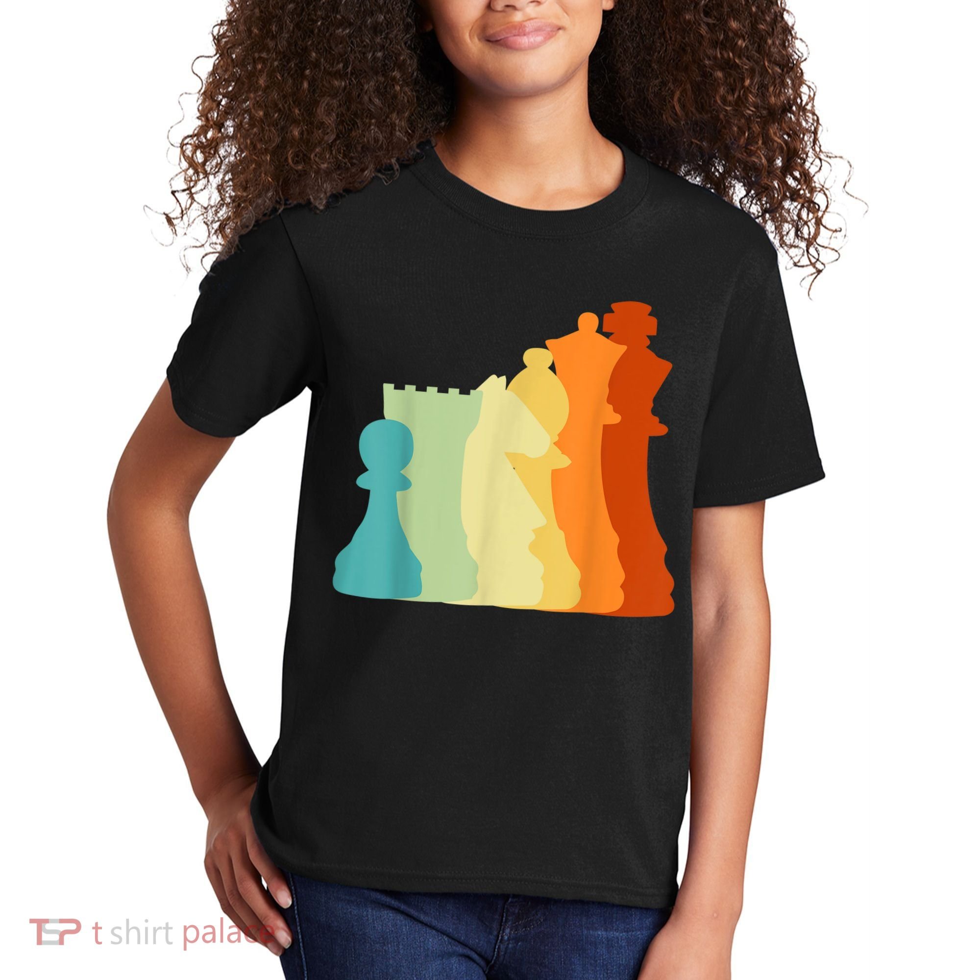 Retro Chess , Chess Player, Chess Kids T-Shirt