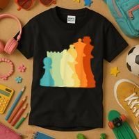 Retro Chess , Chess Player, Chess Kids T-Shirt thumb 3