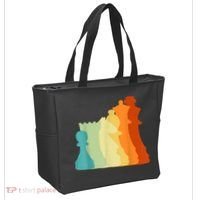 Retro Chess , Chess Player, Chess Tote Bag thumb 2