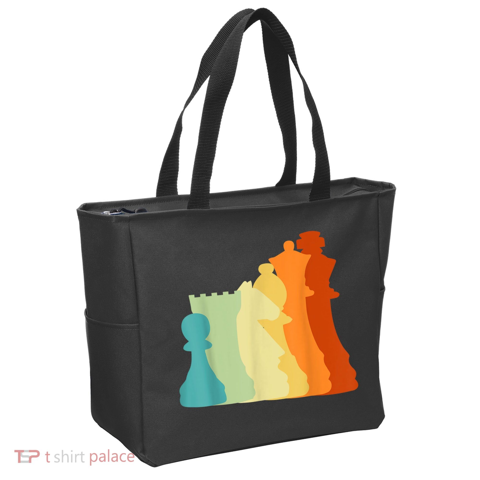 Retro Chess , Chess Player, Chess Tote Bag