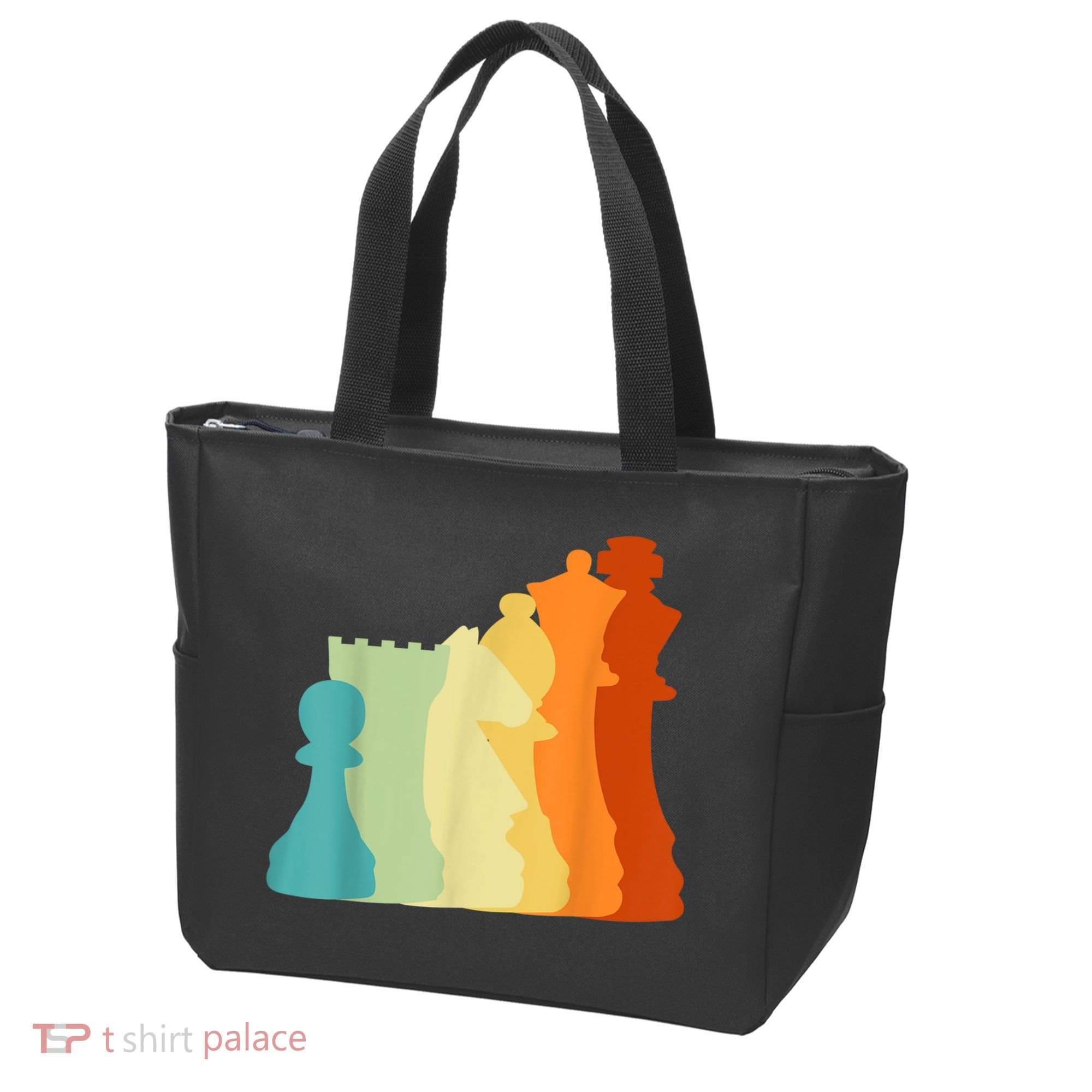 Retro Chess , Chess Player, Chess Tote Bag