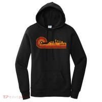 Retro Cleveland Cityscape Cleveland Oh Skyline Women's Hoodie thumb 0