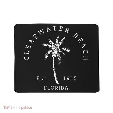 Retro Cool Clearwater Beach Mens Womens Florida Mousepad