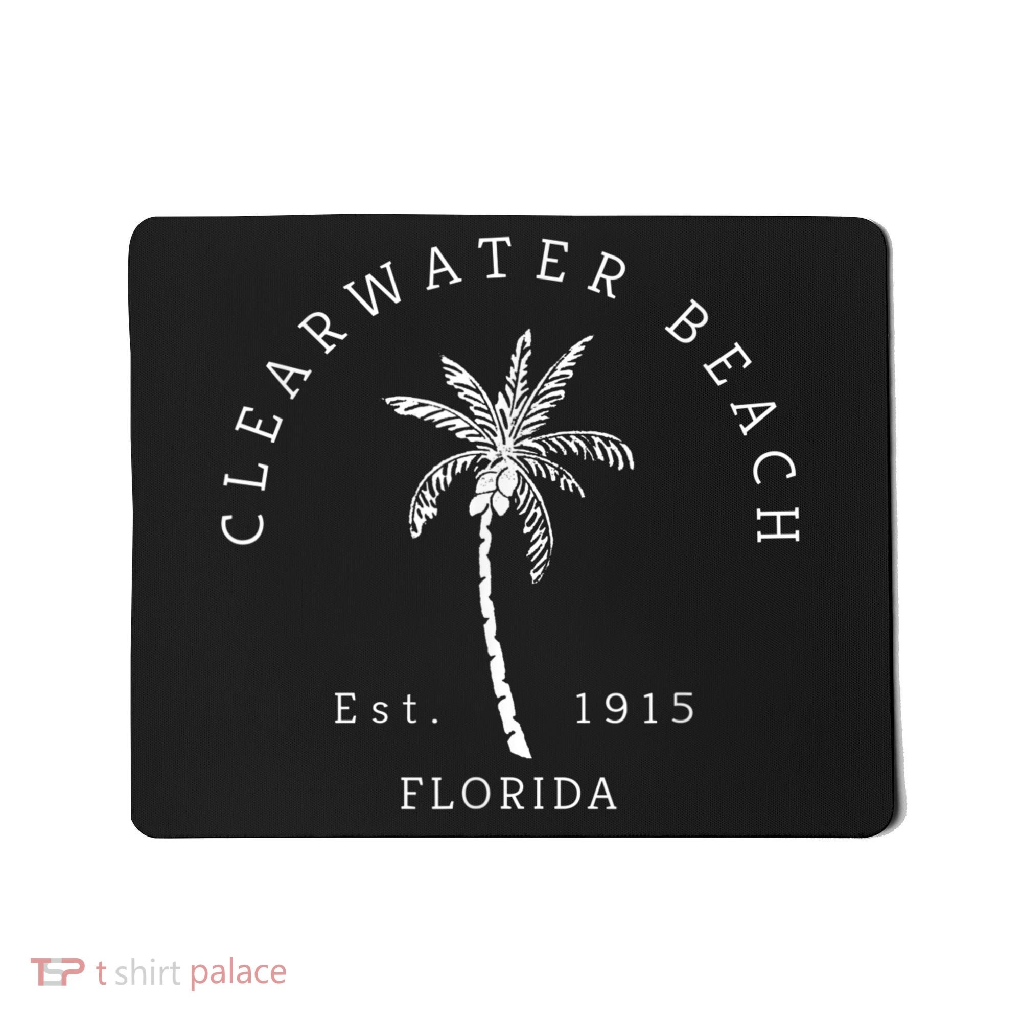 Retro Cool Clearwater Beach Mens Womens Florida Mousepad