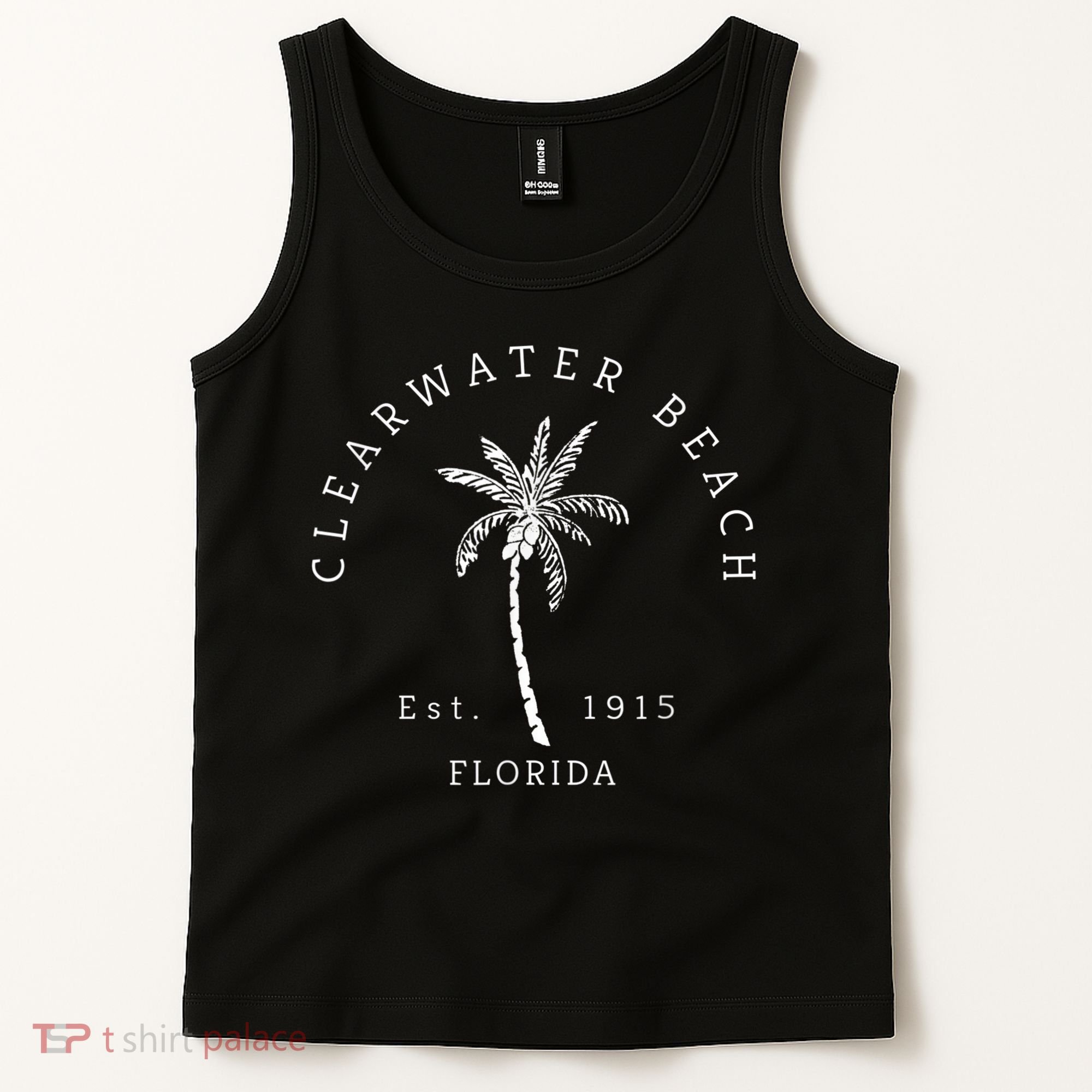 Retro Cool Clearwater Beach Mens Womens Florida Tank Top