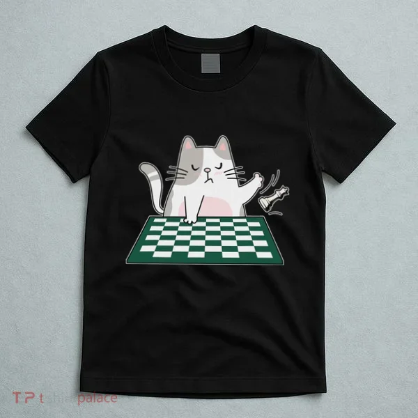 Rude Cat Chess Chess Board Game T-Shirt