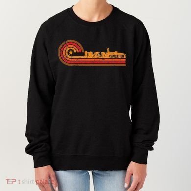 Retro Charleston Charleston Sc Skyline Women's Sweatshirt