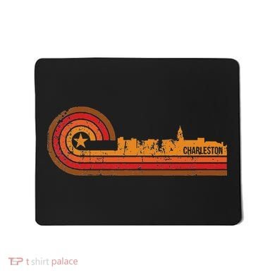 Retro Charleston Charleston Sc Skyline Mousepad