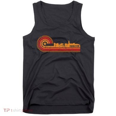 Retro Charleston Charleston Sc Skyline Tank Top
