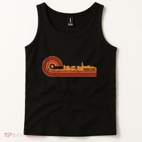 Retro Charleston Charleston Sc Skyline Tank Top thumb 2