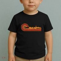 Retro Charleston Charleston Sc Skyline Toddler T-Shirt thumb 2