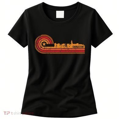 Retro Charleston Charleston Sc Skyline Women's T-Shirt