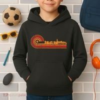 Retro Charleston Charleston Sc Skyline Kids Hoodie thumb 2