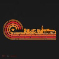 Retro Charleston Charleston Sc Skyline Kids Long Sleeve Shirt thumb 2