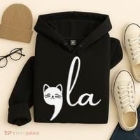 Retro Cat Comma La Kamala Harris For President 2024 Election Hoodie thumb 4