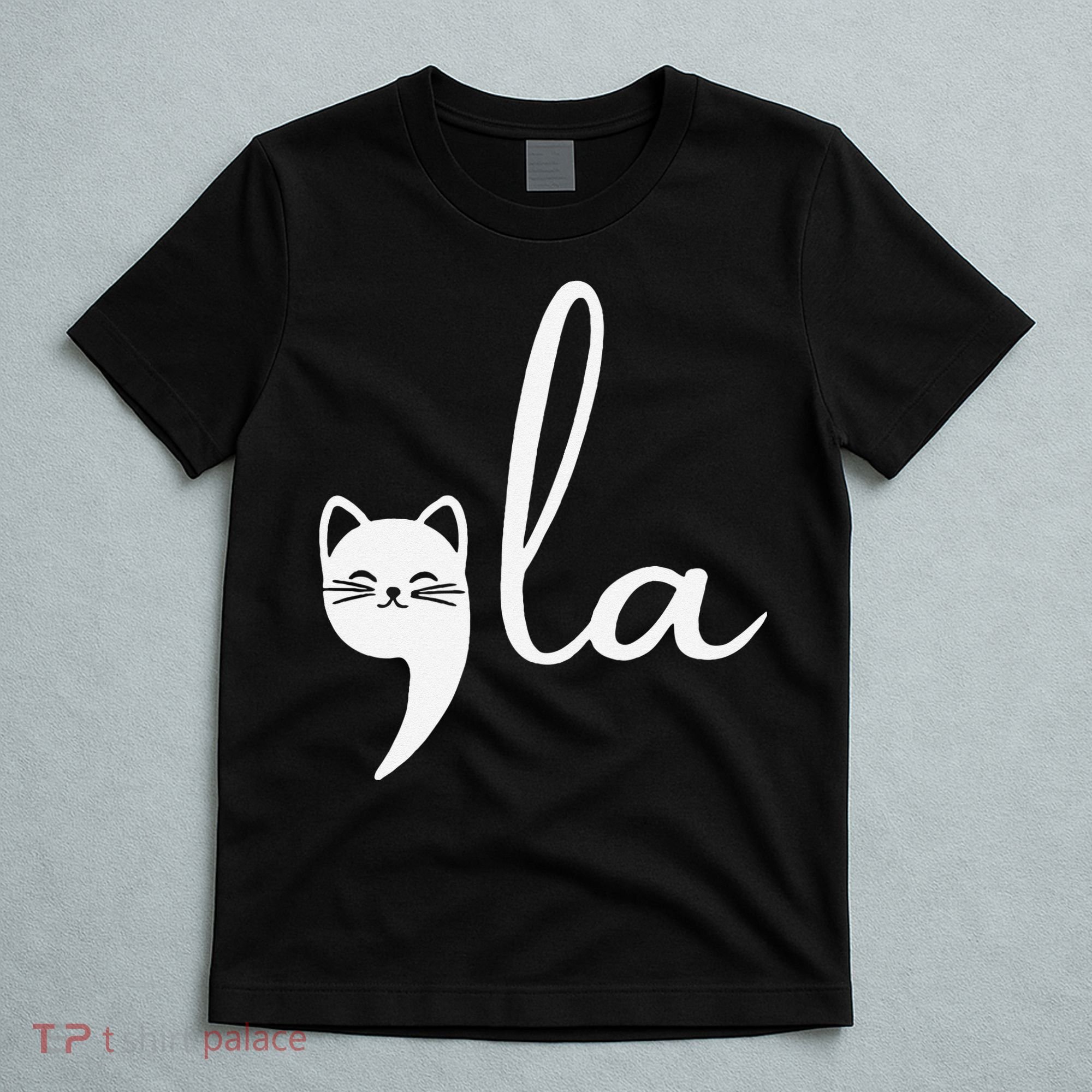 Retro Cat Comma La Kamala Harris For President 2024 Election T-Shirt