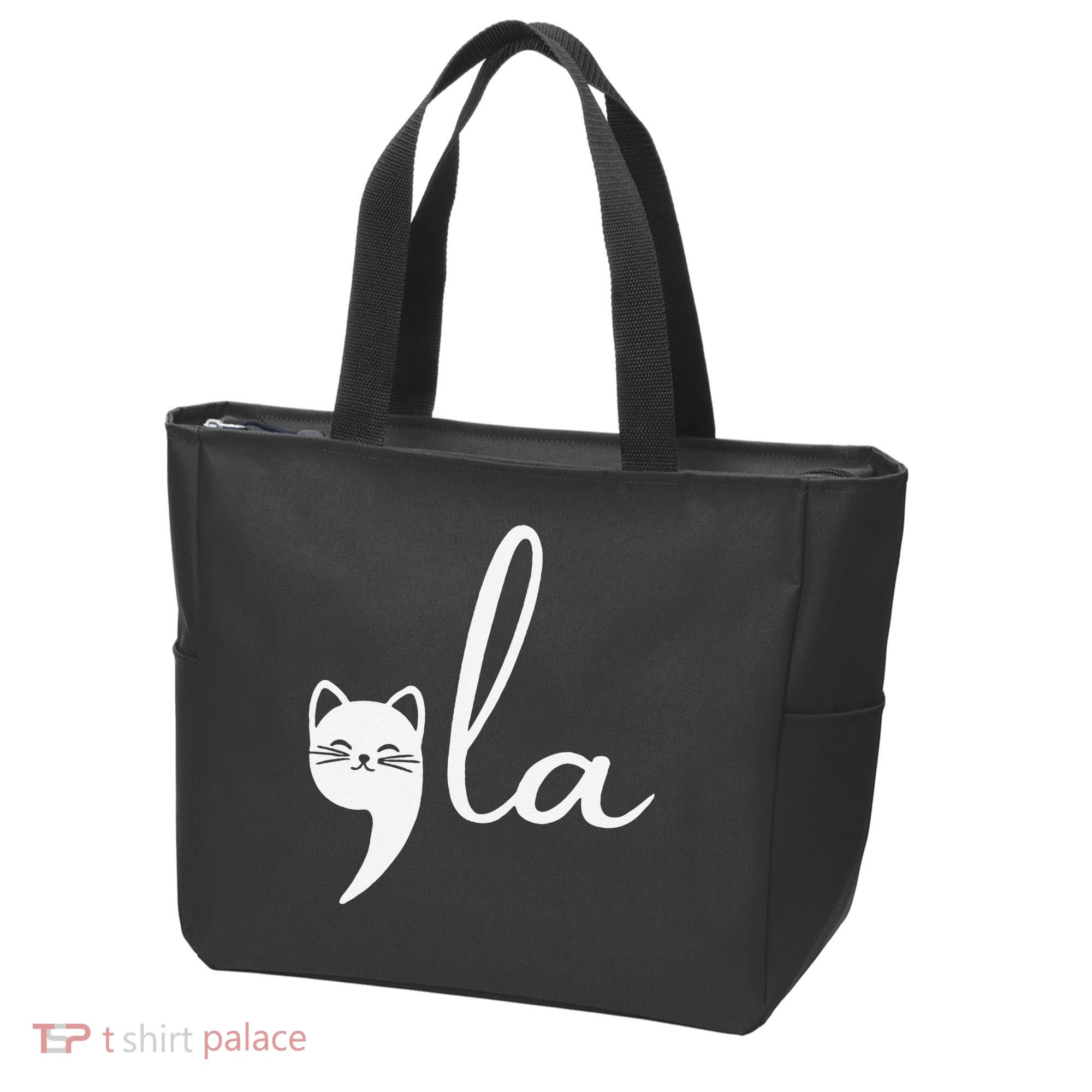 Retro Cat Comma La Kamala Harris For President 2024 Election Tote Bag