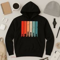 Retro Chess Chessboard Chess Character Chess Pieces Hoodie thumb 3