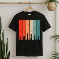 Retro Chess Chessboard Chess Character Chess Pieces T-Shirt thumb 2