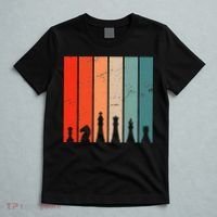 Retro Chess Chessboard Chess Character Chess Pieces T-Shirt thumb 5