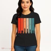 Retro Chess Chessboard Chess Character Chess Pieces Women's T-Shirt thumb 4