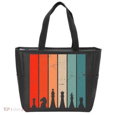 Retro Chess Chessboard Chess Character Chess Pieces Bag