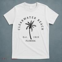 Retro Cool Clearwater Beach Original Florida Beaches T-Shirt thumb 5