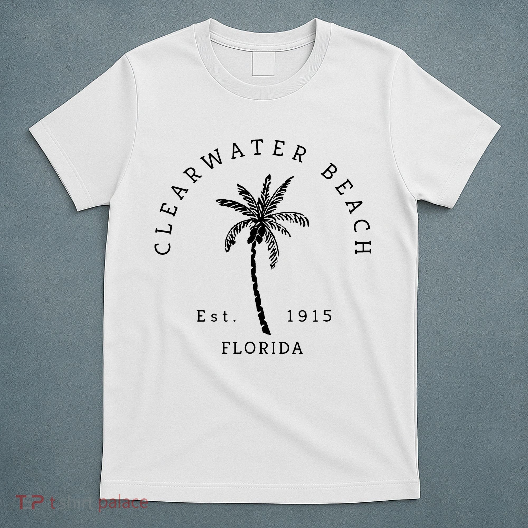 Retro Cool Clearwater Beach Original Florida Beaches T-Shirt